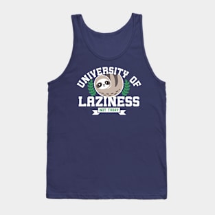 University of laziness Tank Top